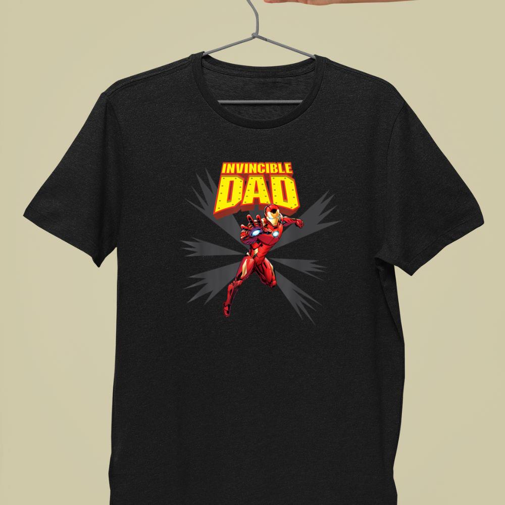 Thebestfathersonsmatchingshirts Marvel Iron Man Invincible Dad Birthday Fatheru2019s Day Unisex T-shirt
