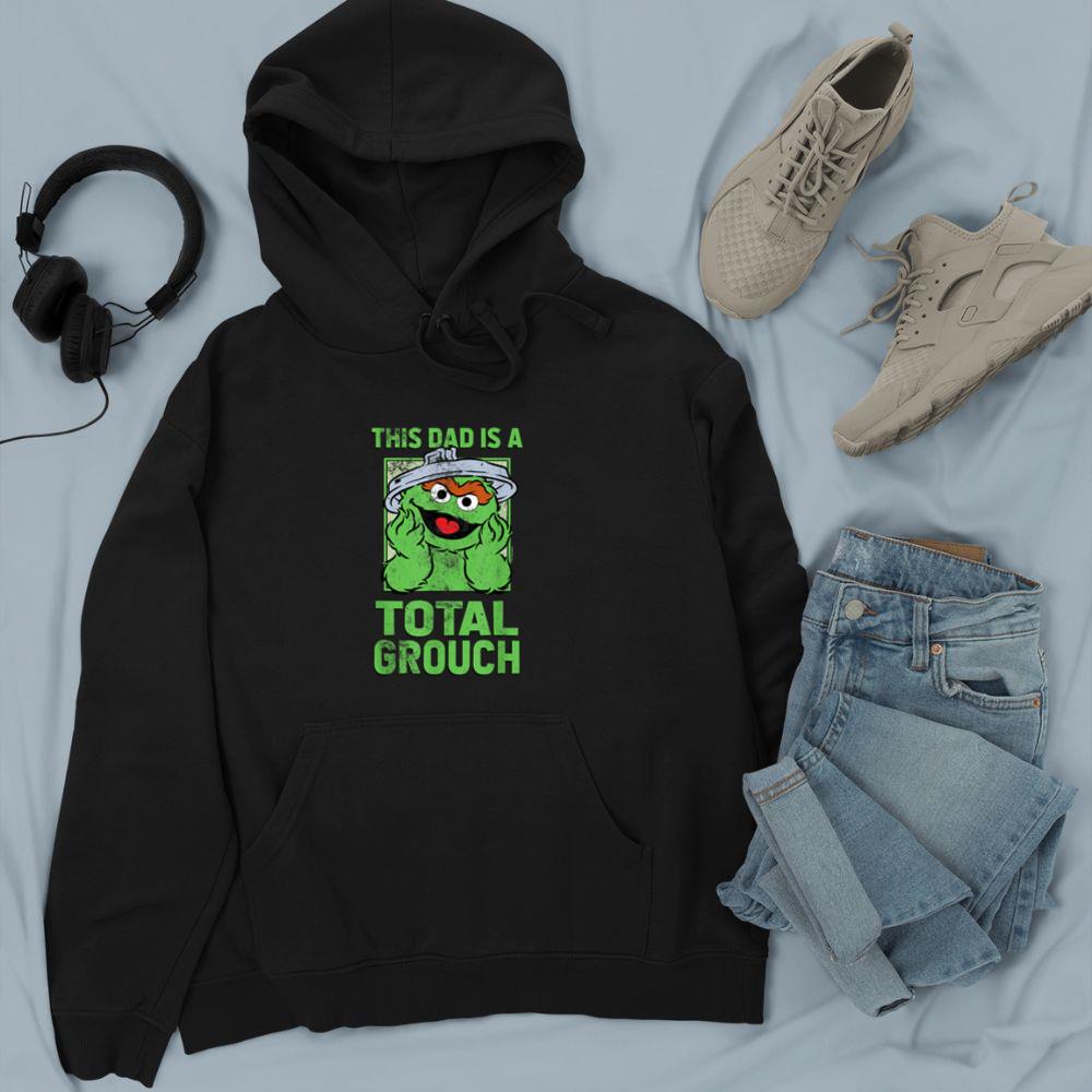 Thebestfathersonsmatchingshirts Sesame Street Father's Day Total Grouch Dad Unisex Hoodie